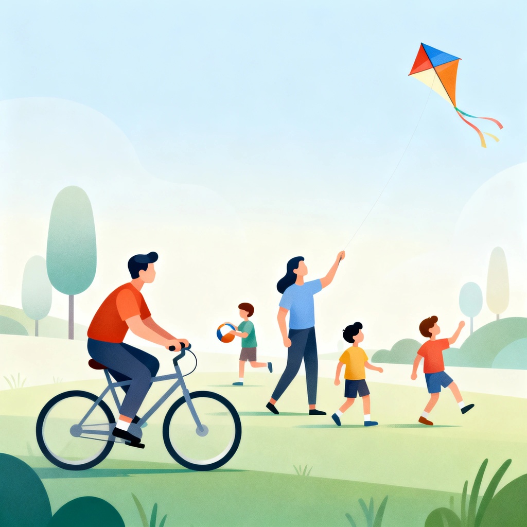 5 būdai, kaip aktyviai praleisti laiką su šeima